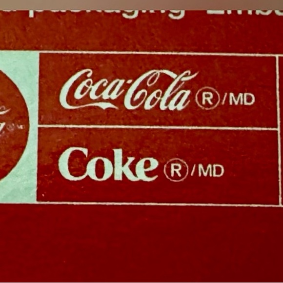 Coca-Cola Glass with Red, White, and Blue Design 2 pack - Picture 7 of 12